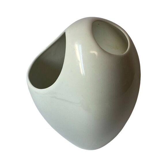 Edelstein Bavaria Woman sitting with Her Dog Porcelain Vase White - Picture 5 of 6